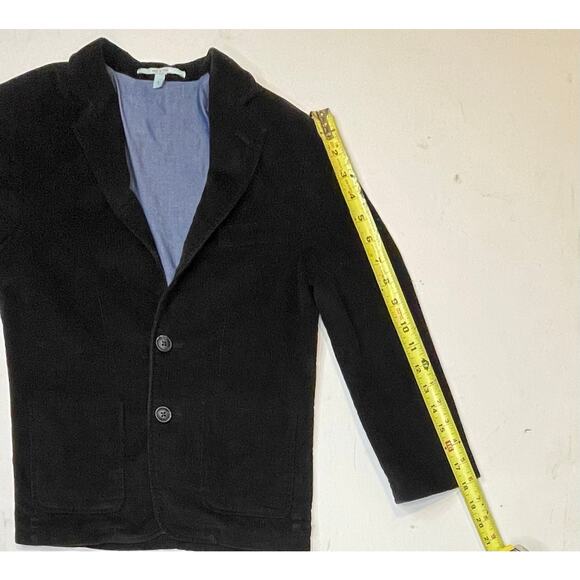 Kids Black Corduroy Blazer Sz 8 Unisex Holiday Photos Parties Classic Preppy EUC - Picture 7 of 10